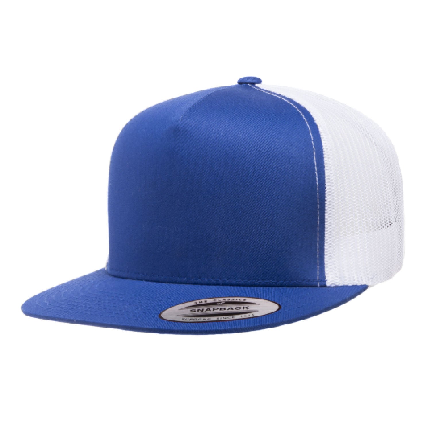 Yupoong Flat Bill Classic 5 Panel Trucker Cap 6006