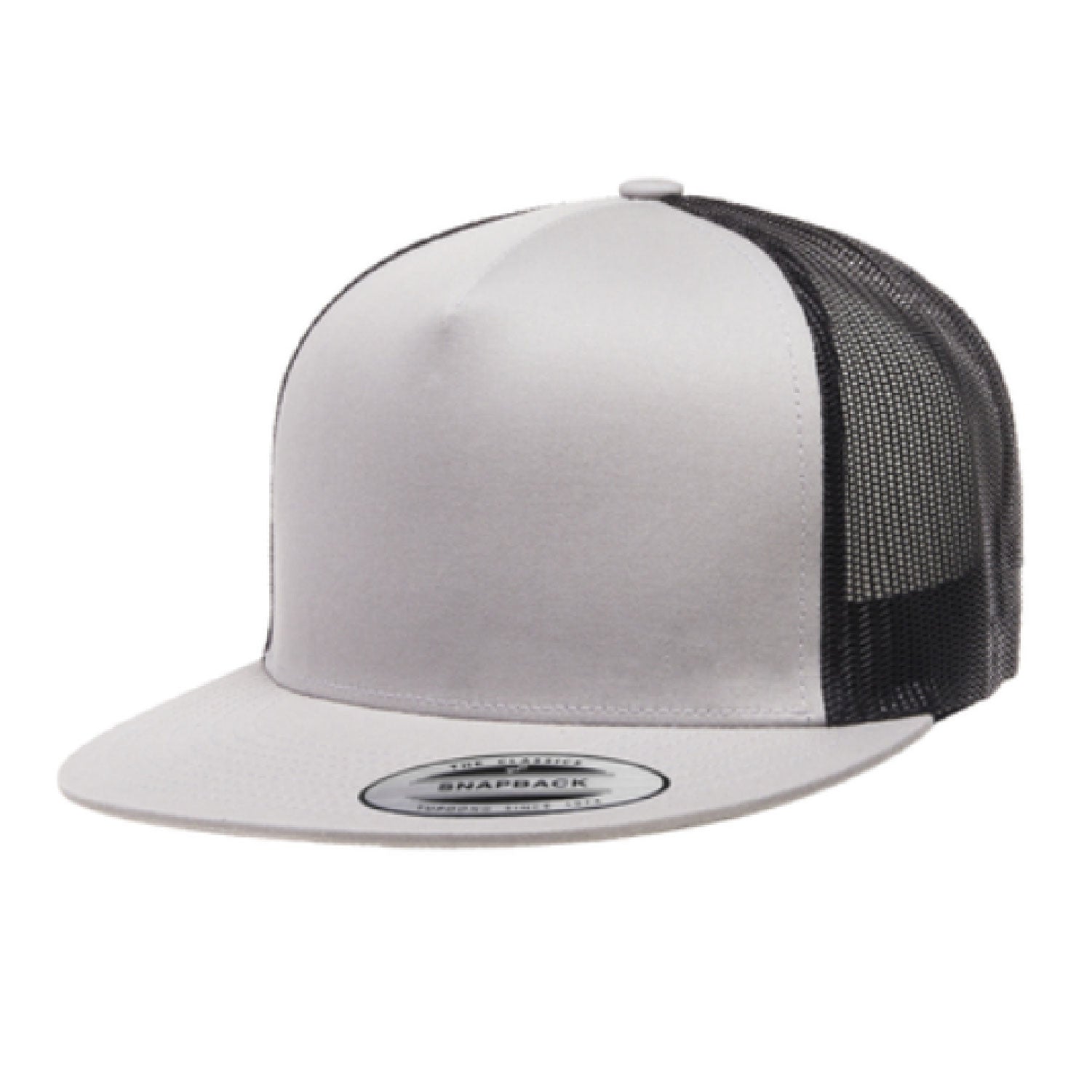 Yupoong Flat Bill Classic 5 Panel Trucker Cap 6006