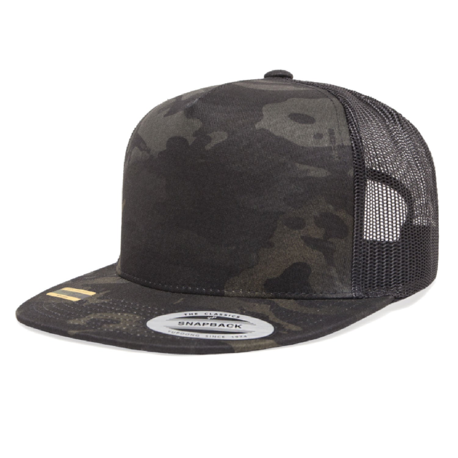 Yupoong Flat Bill Classic 5 Panel Trucker Cap 6006